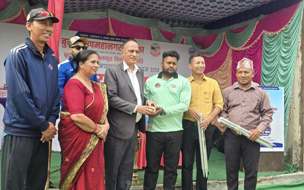 बुटवलमा प्रथम नगर प्रमुख विद्यालयस्तरीय क्रिकेट प्रतियोगिता सुरु