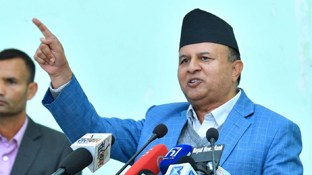 प्रचण्डको अभिव्यक्तिमा तथ्य होइन, कुन्ठा देखिन्छः एमाले महासचिव पोखरेल